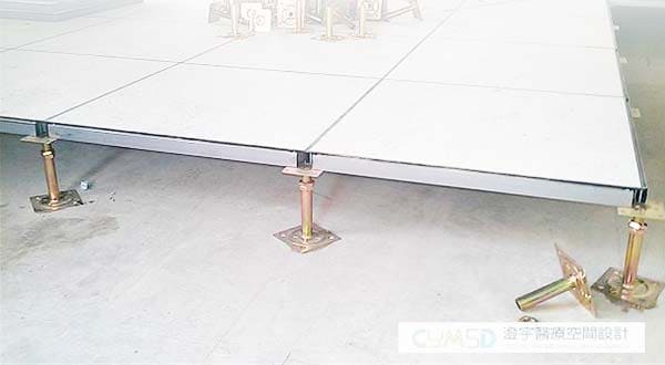 牙科診所 鋁合金高架地板施工